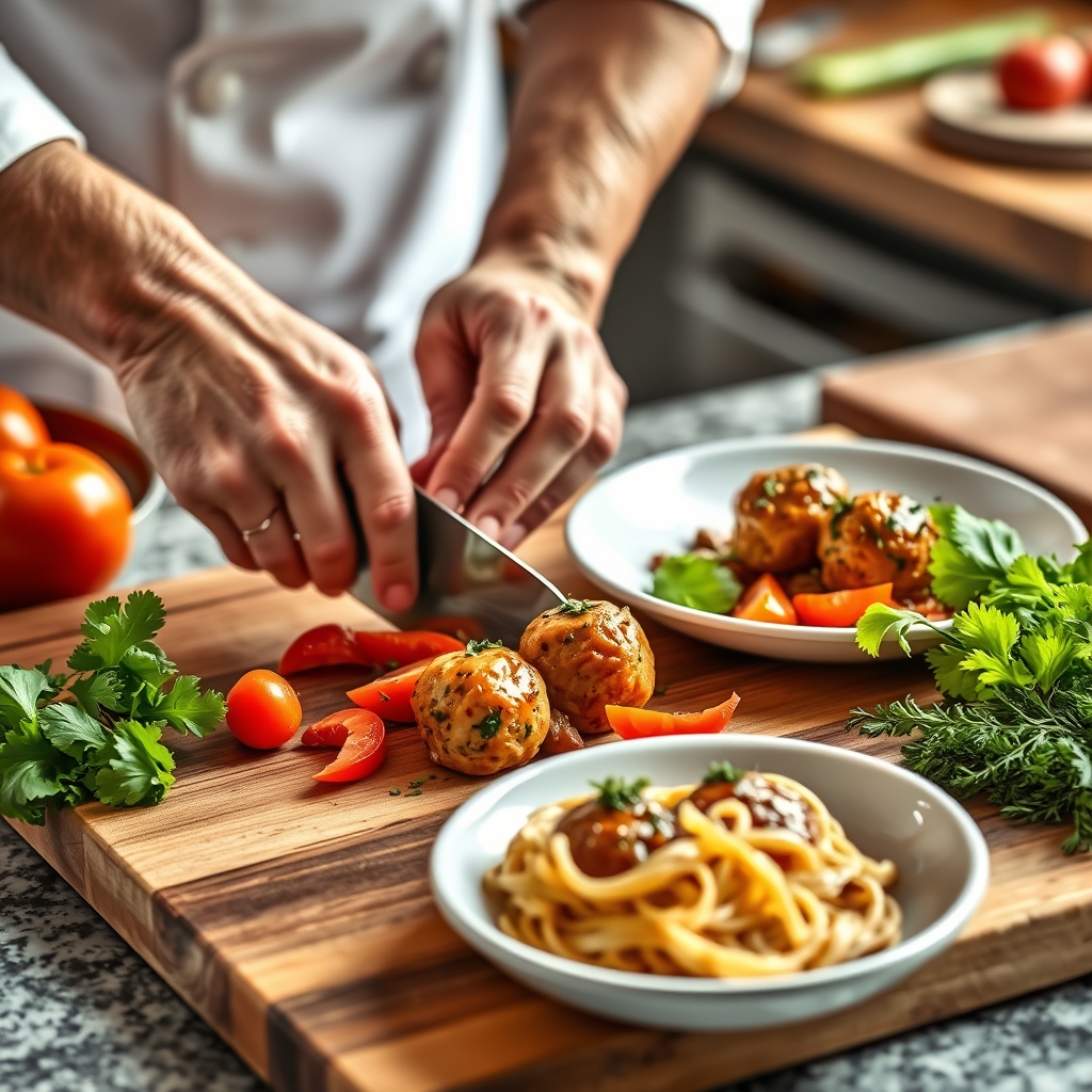 Delicious Chicken Meatball Dinners - Image 3