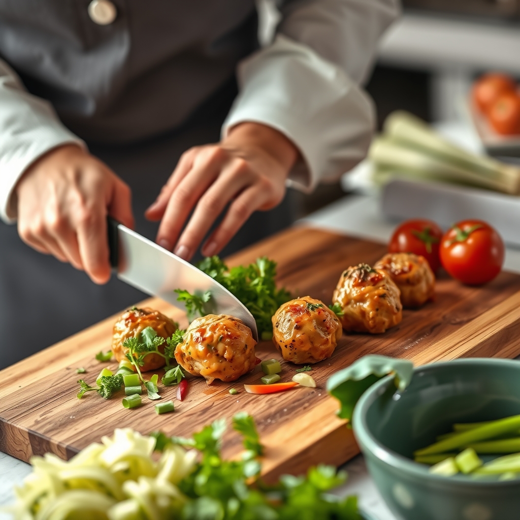 Delicious Chicken Meatball Dinners - Image 7