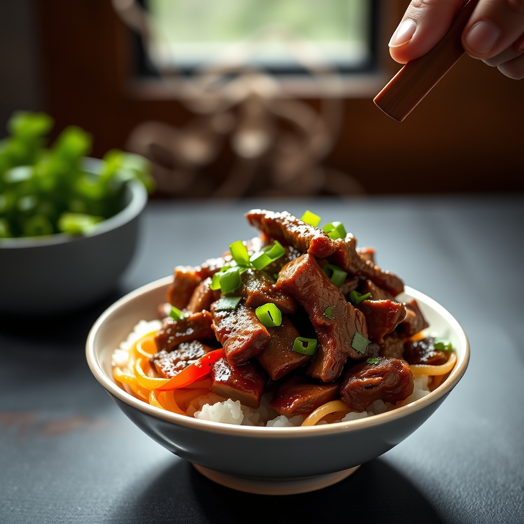 Authentic Mongolian Beef