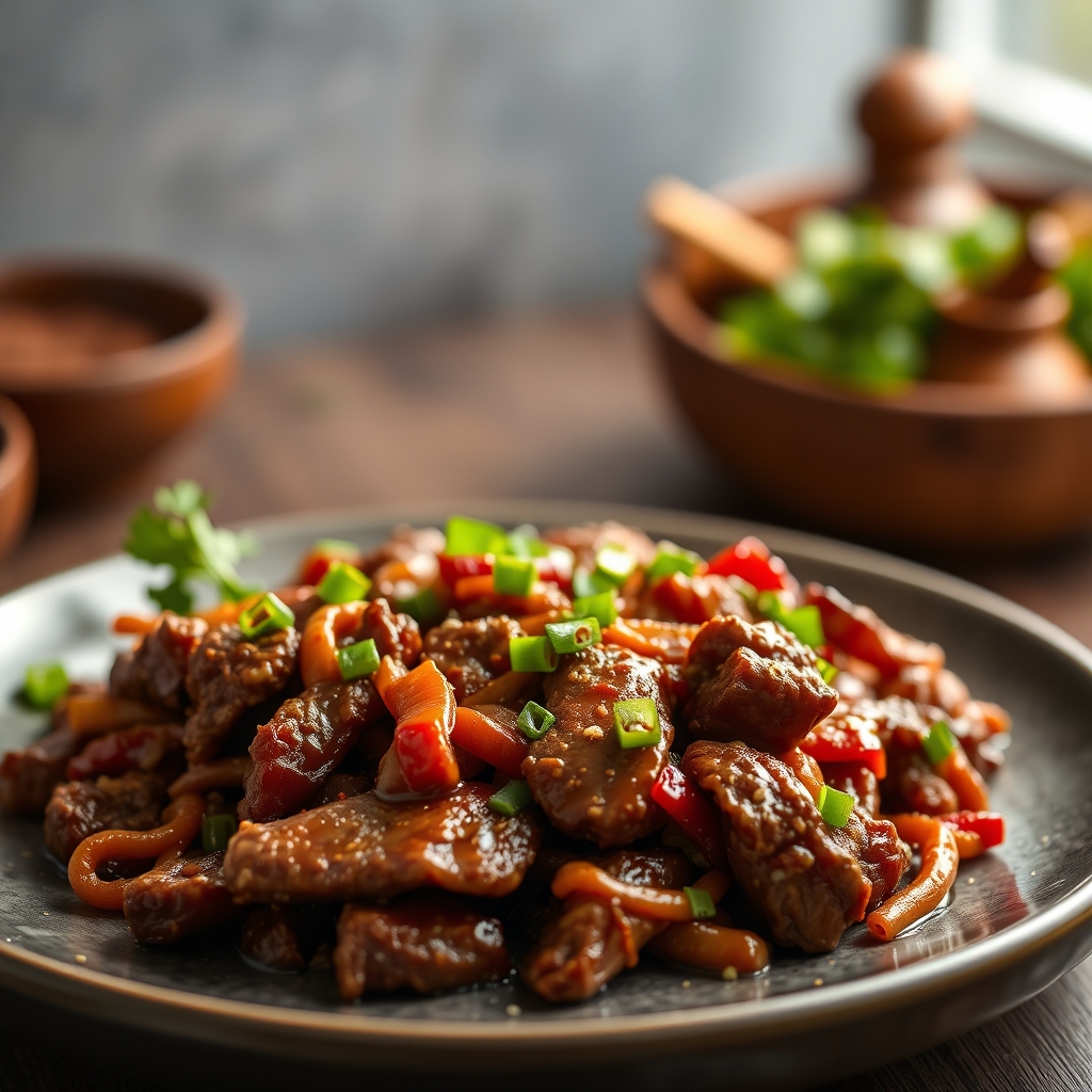 Homemade Mongolian Beef