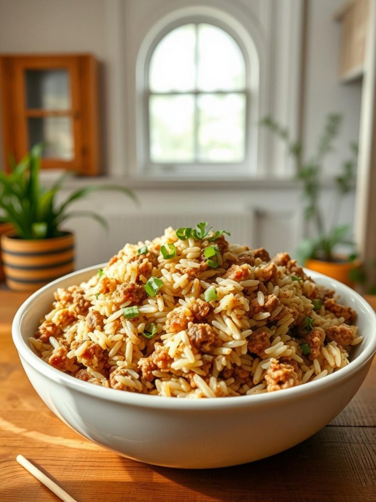 ground beef and rice recipes